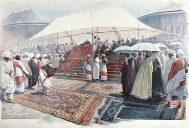Påskfirande i Addis Abeba